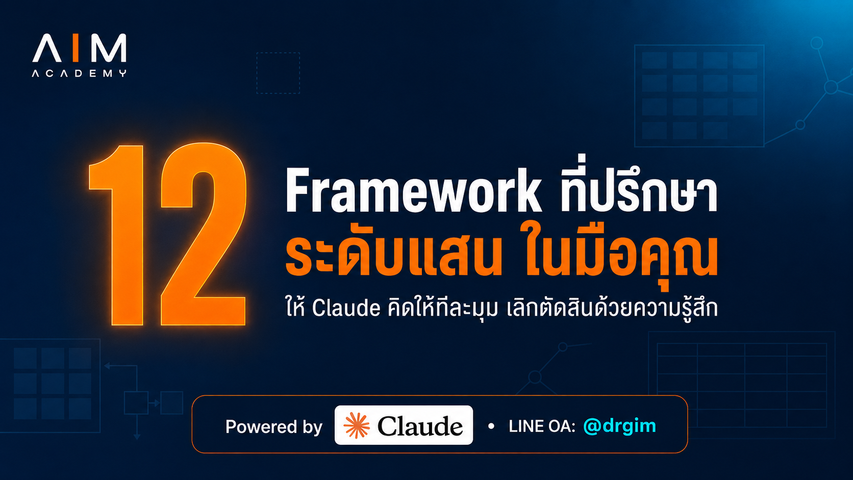 กรอบคิดกลยุทธ์การตลาด 12 แบบ รวมถึง SWOT STP 4P และ Competitor Teardown พร้อม prompt AI สำหรับวิเคราะห์ธุรกิจ