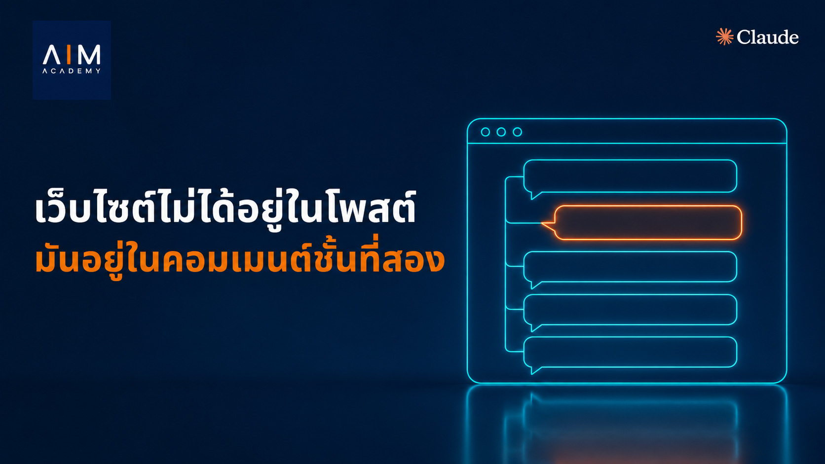คนใช้โทรศัพท์อ่านคอมเมนต์ในกลุ่ม Facebook โดยมีข้อความและไอคอนแสดงการสนทนาลูกค้า