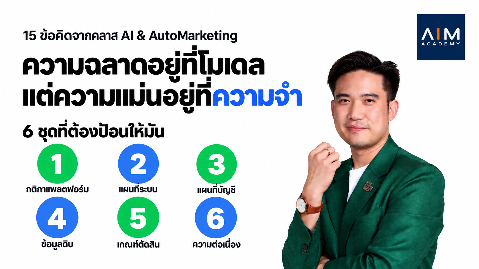 บอร์ดสีดำแสดงสูตรคณิตศาสตร์และแนวคิด AI ที่เกี่ยวกับความฉลาดและความจำของระบบปัญญาประดิษฐ์
